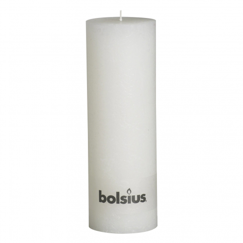 Свеча Bolsius block Rustic 30x10 белая