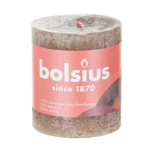 Свеча Bolsius shine 80/68 замша