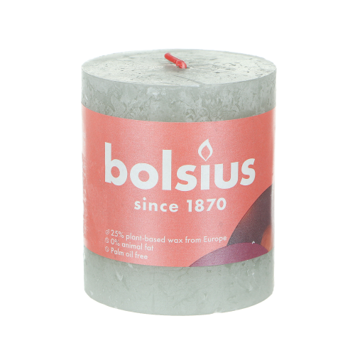 Свеча Bolsius shine 80/68 зеленая