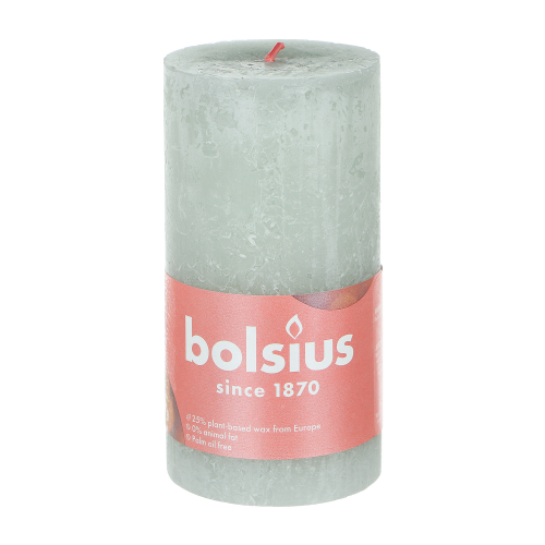 Свеча Bolsius shine 130/68 зеленая