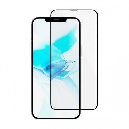 Защитное стекло uBear Extreme 3D для Apple iPhone 12/12 Pro, чёрная рамка