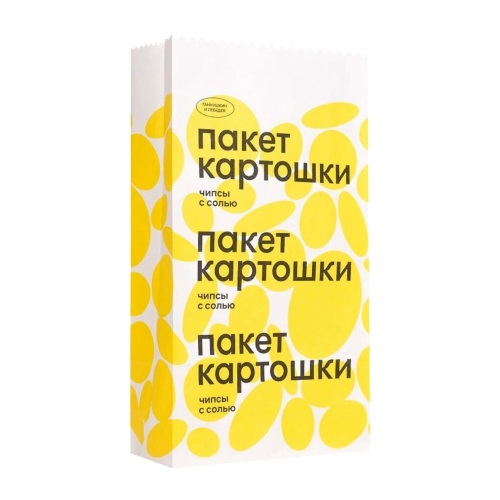 Чипсы картофельные Пакет Картошки с солью 100 г
