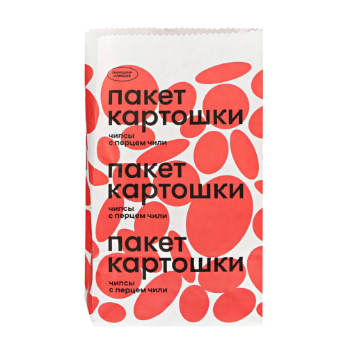 Чипсы картофельные Пакет Картошки с солью и перцем чили 100 г