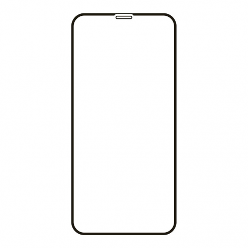 Защитное стекло VLP 2.5D для Apple iPhone 12 mini, чёрная рамка