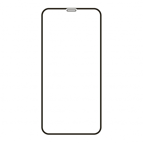 Защитное стекло VLP для Apple iPhone 12 Pro Max, чёрная рамка