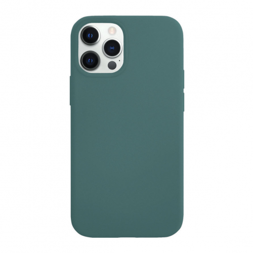 Чехол VLP Silicone Case для смартфона Apple iPhone 12/12 Pro, темно-зеленый