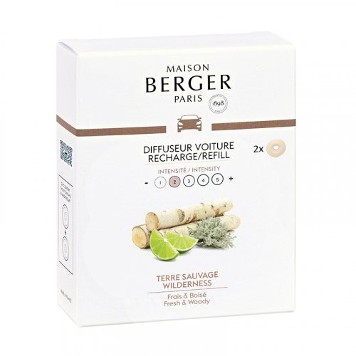 Сменный блок для автодиффузора-клипсы Maison Berger Mr Дикие земли