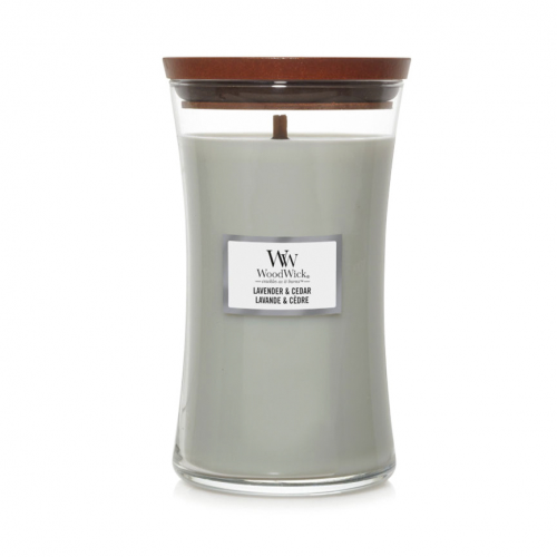 Аромасвеча WoodWick Лаванда и кедр 609 г