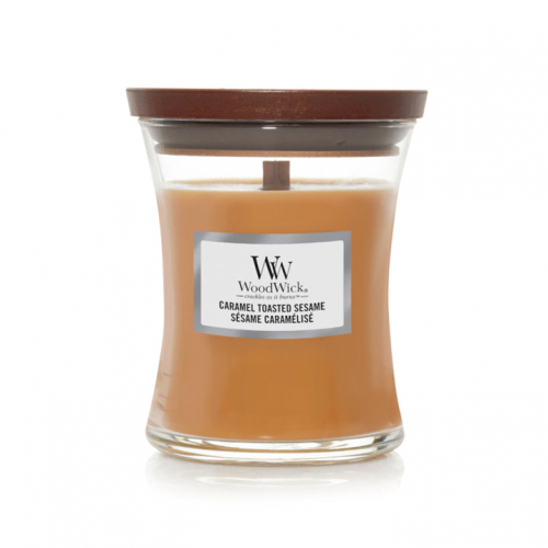 Аромасвеча WoodWick Карамель и жареный кунжут 275 г
