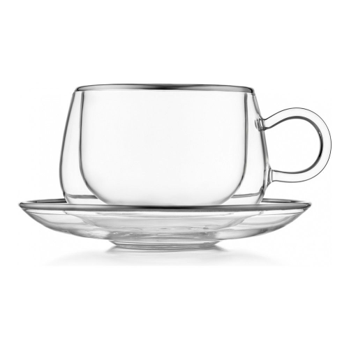 Чайная пара Walmer Viscount Platinum 225 мл