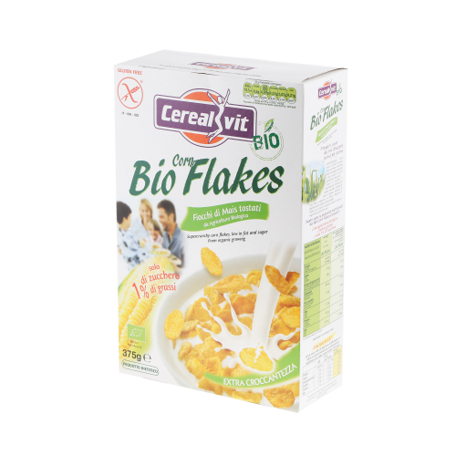 Хлопья кукурузные Cerealvit Bio 375 г