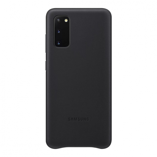 Чехол Leather Cover для Samsung Galaxy S20, черный