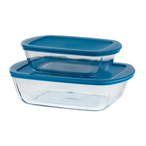 Набор стеклянных форм Pyrex 2 шт 1,1/2,5 л