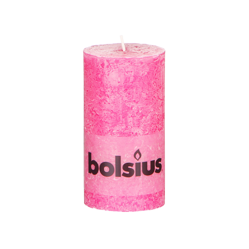 Свеча Bolsius Rustic фуксия