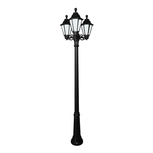Светильник Fumagalli ricu bisso/rut 3l черный опальный