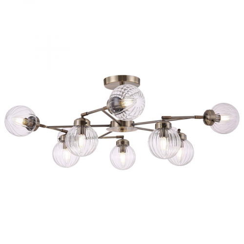 Люстра Freya FR5041PL-08BS Латунь 8хE14х40W