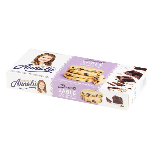 Печенье Maradini Sable с шоколадной крошкой 132 г