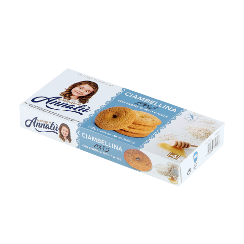 Печенье Maradini Ciambellina рисовое с медом 132 г