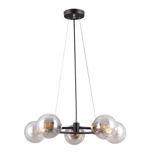 Люстра Citilux cl105155 планета черный+дымчатый