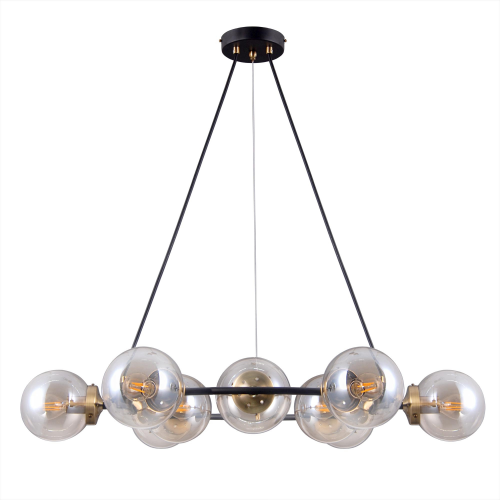 Люстра Citilux cl105195 планета черный+дымчатый