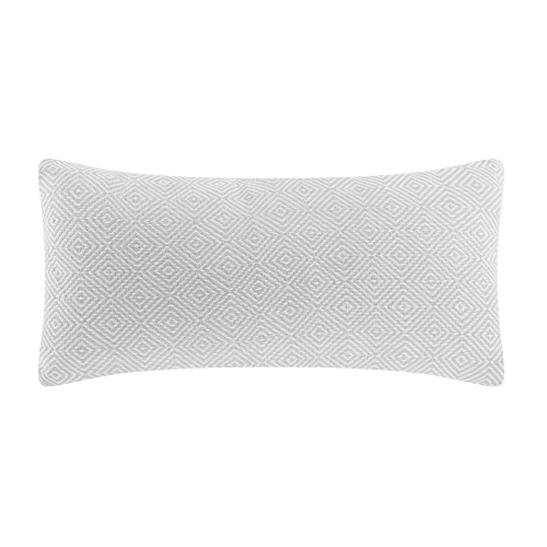 Подушка Homelines textiles diamond 30х60см light grey