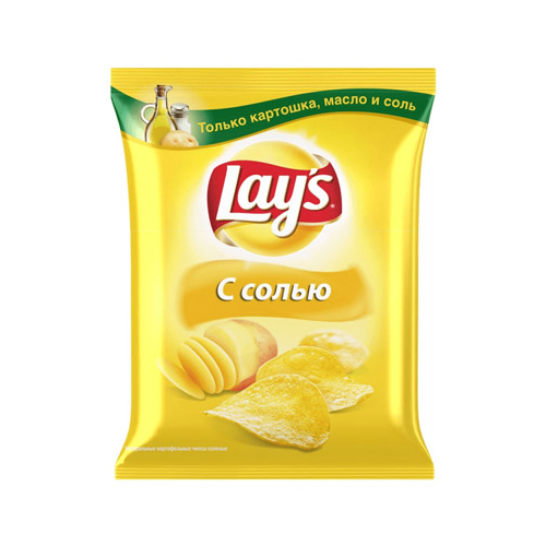 Чипсы картофельные Lays с солью 90 г