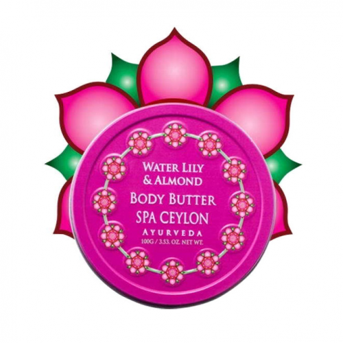 Ультрапитательный баттер для тела Spa Ceylon ВОДЯНАЯ ЛИЛИЯ И МИНДАЛЬ 100 г