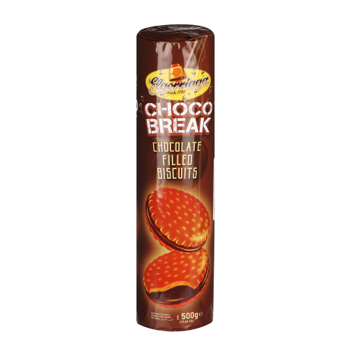 Печенье Elgorriaga Chocobreak с шоколадным кремом 500 г