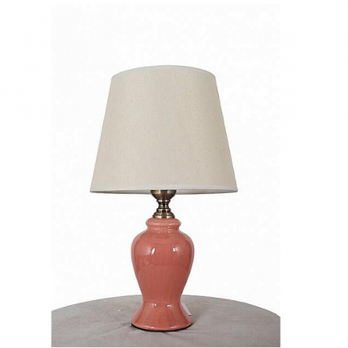 Настольная лампа Arti lampadari lorenzo e 4.1 p 41x25 см розовый