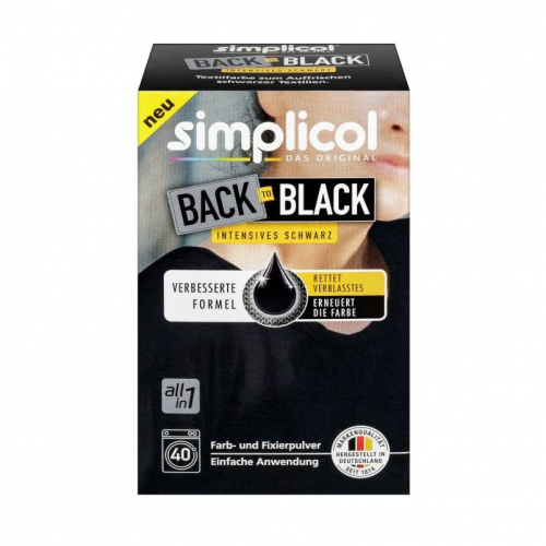 Краситель для ткани Simplicol Back to Black Черный