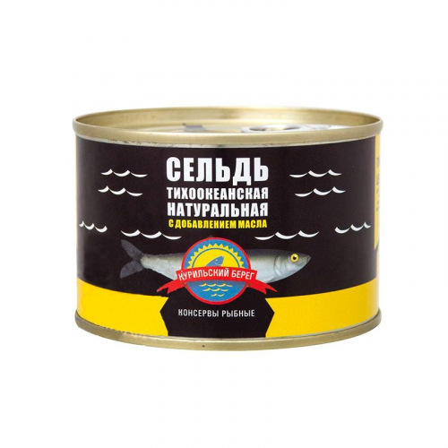 Сельдь тихоокеанская Курильский Берег 250 г