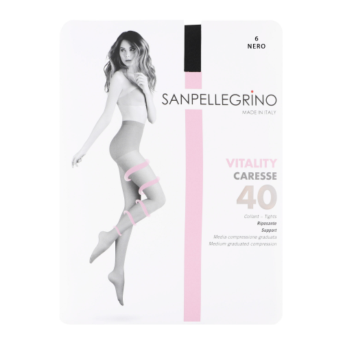 Колготки Sanpellegrino Caresse 40 Nero SuperMaxi
