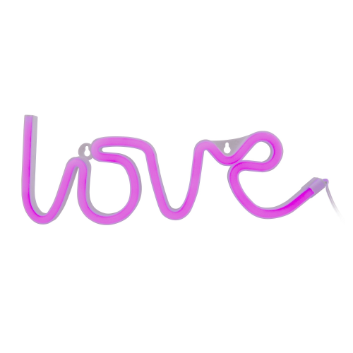 Светильник декоративный Старт neon love 3хaa