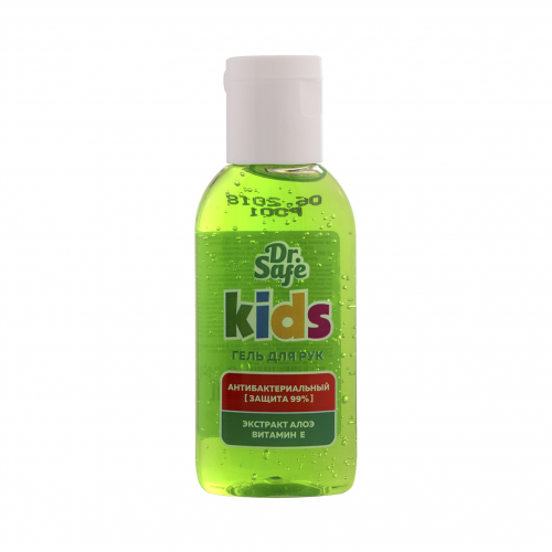 Гель для рук Dr.Safe Kids антисептический Алое 60 мл