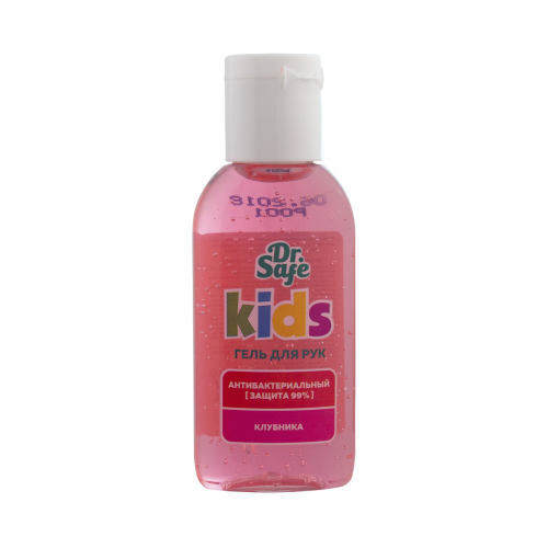 Гель для рук Dr.Safe Kids антисептический Клубника 60 мл