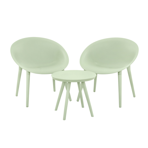 Комплект мебели Kaemingk furniture Marbella стол/2стула зеленые