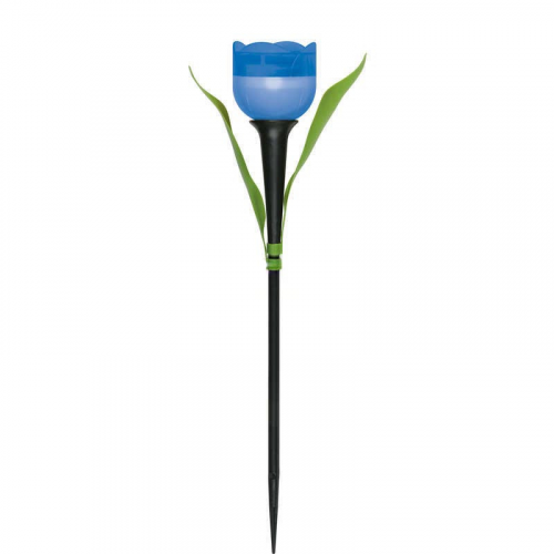 Светильник садовый Usl-c-454 Uniel на солнечной батарее, синий тюльпан
