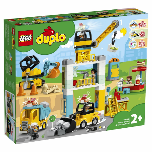Конструктор Lego Башенный кран на стройке 10933