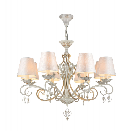 Люстра Maytoni Elegant ARM004-06-W 6хE14х40W Белый с Золотом