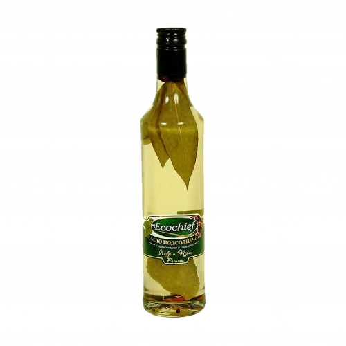 Масло подсолнечное Ecochief Лавр, перец 0,5 л
