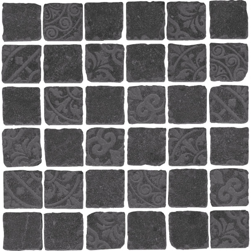 Декор Kerama Marazzi Про Фьюче черный мозаичный 30x30 см SBM002/DD6399