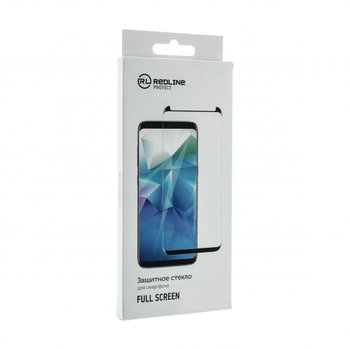 Защитное стекло Red Line Full Screen (3D) для Samsung Galaxy A41, чёрная рамка