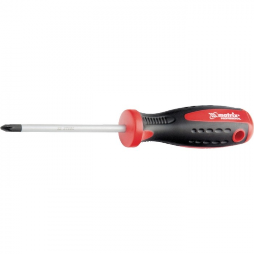 Отвертка Matrix Profi, PH2 х 200 мм, S2, двухкомпонентная рукоятка