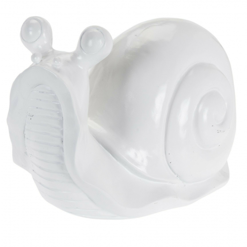 Фигура садовая Koopman garden улитка белая 42х26х35 см