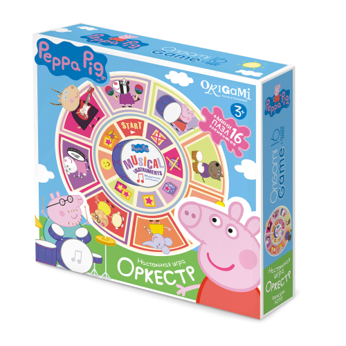 Настольная игра карусель-лото Peppa Pig. Оркестр