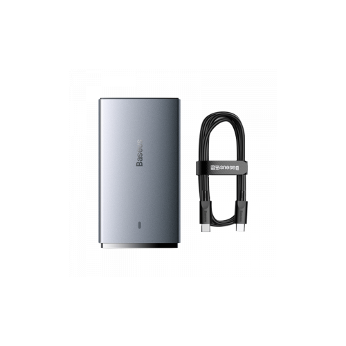 Ультратонкое сетевое зарядное устройство Xiaomi Baseus GaN5 Pro Ultra-Slim Fast Charger C+U 65W CN Gray (CCGAVN160CC)