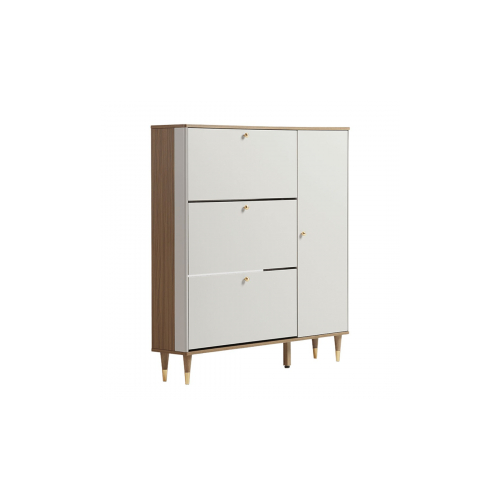 Linsy Шкаф для обуви Xiaomi LINSY Light Luxury Tipping Shoe Cabinet 1.16 m Walnut/Light Grey (LU2N-A)