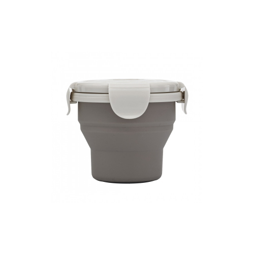 Jordan&Judy Складной силиконовый контейнер для продуктов Jordan Judy Collapsible Silicone Food Container 240 мл Gray (HO001-S)
