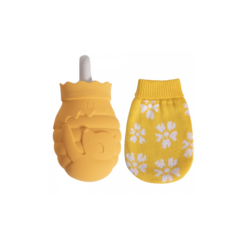 Jordan&Judy Силиконовая грелка Jordan Judy Bear Hot Water Bottle Size S Yellow (WD0032-S)