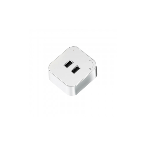Трековая розетка-адаптер YouSmart Herepow 2 USB Silver